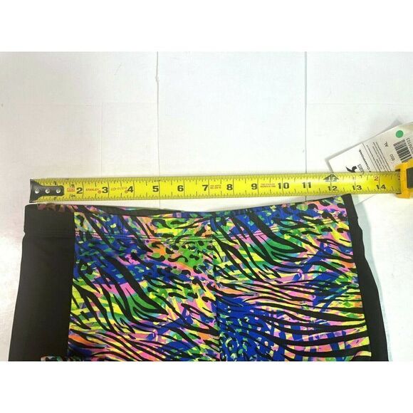 GK Elite Gymnastic Dance Leotard like Shorts Animal Print Multicolor New AL - Picture 5 of 9